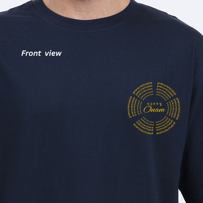 3 HAPPY ONAM- ATHAPOO Printed Tshirt-Front and Back Printed